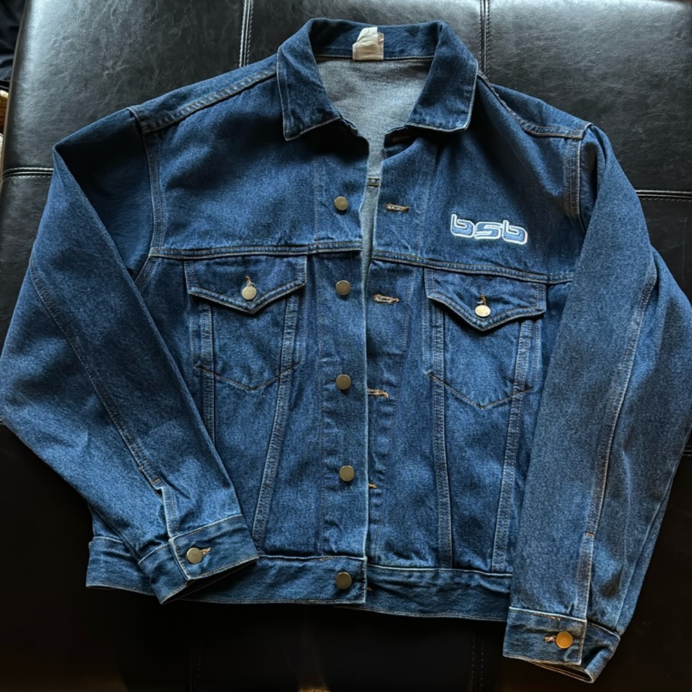Backstreet Boys Light up Denim Jacket Sz L